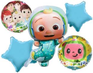 Bash N Splash Cocomelon Birthday Party Decoration Pack With 1 Coco Melon Birthday Banner 60 Pc Multicolor Balloon 1 Cocomelon Baby Foil Balloon 2 Star Foil Balloon 2 Round Printed Foil Balloon Bash N Splash Cocomelon Birthday Party Decoration Pack With 1 Coco Melon Birthday Banner 60 Pc Multicolor Balloon 1 Cocomelon Baby Foil Balloon 2 Star Foil Balloon 2 Round Printed Foil Balloon