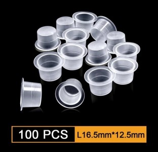 Buy Disposable Tattoo Ink CupsTattoo 100pcs Tattoo Ink Caps for Tattooing  Tattoo Ink Cups Disposable Large Pigment Cups 15mm100pcs Online at  desertcartINDIA