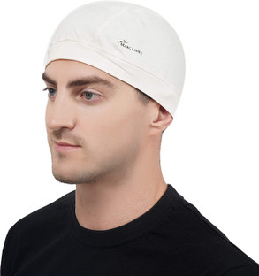 Marc Loire White Helmet Skull Cap for 