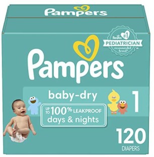132 Count and Baby Wipes Sensitive  Pop-Top Packs Pampers Swaddlers Disposable Baby Diapers Size 5 336 Count 