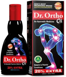 Dr. Ortho Joint Pain Relief Oil 120ml - Ayurvedic Joint Pain Massage Oil Liquid