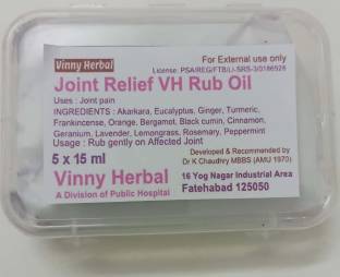 Vinny Herbal Joint Relief VH Rub Oil