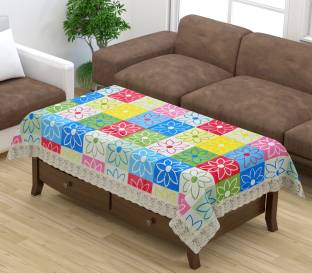 Tanishka Fabs Checkered 4 Seater Table Cover