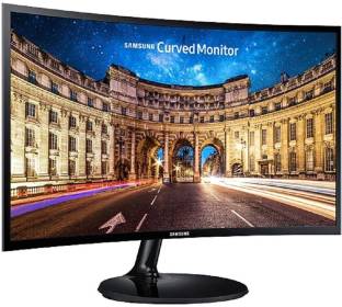 SAMSUNG 23.8 inch Curved Full HD LED Backlit VA Panel with 1800R Curvature, Game Mode Function, Eye-Sa...