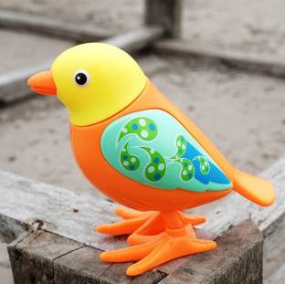 Globular Colourful Funny Key Operated Wind Up Jumping Bird Toy (Multicolor, Pack of 1) Rattle