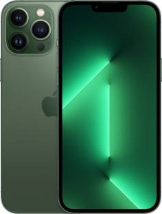 Add to Compare APPLE iPhone 13 Pro Max (Alpine Green, 128 GB) 4.61,185 Ratings & 139 Reviews 128 GB ROM 17.02 cm (6.7 inch) Super Retina XDR Display 12MP + 12MP + 12MP | 12MP Front Camera A15 Bionic Chip Processor Brand Warranty for 1 Year ₹1,29,900 Free delivery Upto ₹19,000 Off on Exchange Bank Offer