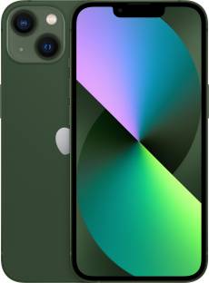 Add to Compare APPLE iPhone 13 (Green, 128 GB) 4.72,20,852 Ratings & 11,521 Reviews 128 GB ROM 15.49 cm (6.1 inch) Super Retina XDR Display 12MP + 12MP | 12MP Front Camera A15 Bionic Chip Processor Brand Warranty for 1 Year ₹62,999 ₹69,900 9% off Free delivery Upto ₹33,000 Off on Exchange No Cost EMI from ₹10,500/month