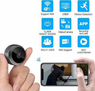 IBS ACTION CAMERA Home Security WiFi Mini Hidden HD 1080P Night Vision Spy Camera Motion Detect Sports...