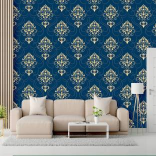 We Kreate Decorative Blue Wallpaper Price in India - Buy We Kreate  Decorative Blue Wallpaper online at 