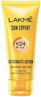 Lakmé Sun Expert SPF 24 Ultra Matte Sunscreen Lotion – SPF 24 PA++  (100 ml)