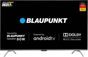 Add to Compare Blaupunkt Cyber Sound 164 cm (65 inch) Ultra HD (4K) LED Smart Android TV with Dolby MS12 & 60W Speake... 4.63,668 Ratings & 988 Reviews Netflix|Prime Video|Disney+Hotstar|Youtube Operating System: Android Ultra HD (4K) 3840 x 2160 Pixels 60 W Speaker Output 60 Hz Refresh Rate 3 x HDMI | 2 x USB IPS 1 Year Warranty on Product and 6 Months on Accessories ₹55,999 ₹75,999 26% off Free delivery Upto ₹11,000 Off on Exchange No Cost EMI from ₹6,223/month