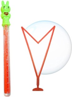 Automatic Bubble Blower for Kids and Parties Mochoog Bubble Machine Operated by Plug in or Battery with 2 Speed Level 