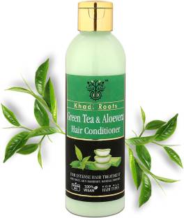 Khadi Roots Green Tea & Aloe Vera Anti-Dandruff Hair Conditioner For Intense Hair Care