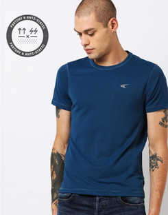 Buy PERFORMAX Solid Men Round Neck 