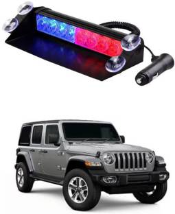 RKPSP 8 LED Red/Blue Waterproof Police Light For Jeep Wrangler Fog Lamp  Car, Truck, Van LED (12 V, 55 W) Price in India - Buy RKPSP 8 LED Red/Blue  Waterproof Police Light