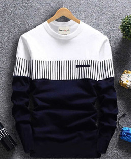 Buy Smartees Color Block Men Round Neck 