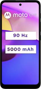 Add to Compare MOTOROLA e40 (Carbon Gray, 64 GB) 4.136,053 Ratings & 3,798 Reviews 4 GB RAM | 64 GB ROM | Expandable Upto 1 TB 16.51 cm (6.5 inch) HD+ Display 48MP + 2MP + 2MP | 8MP Front Camera 5000 mAh Battery UNISOC T700 Processor 1 Year on Handset and 6 Months on Accessories ₹8,999 ₹10,999 18% off Free delivery