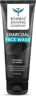 BOMBAY SHAVING COMPANY Charcoal Facewash for Deep Cleaning-Removes Dirt Cleans Pores|Oil & Acne Control Face Wash