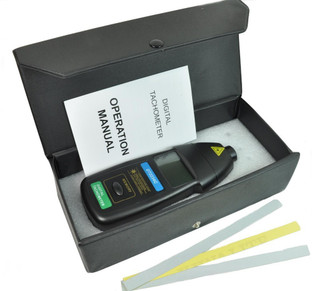 Tester di velocità RPM con contagiri per Foto Senza Contatto Digitale DT2234C LCD Digitale 