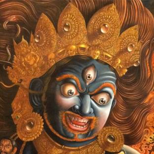 Bhairav Baba Multicolour Photo Print Poster Photographic Paper - Religious  posters in India - Buy art, film, design, movie, music, nature and  educational paintings/wallpapers at 