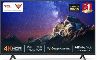 TCL P615 108 cm (43 inch) Ultra HD (4K) LED Smart TV with Dolby Audio