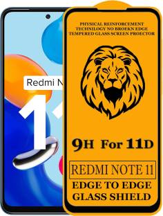 SEVEN7STAR Edge To Edge Tempered Glass for Mi Redmi Note 11 5G
