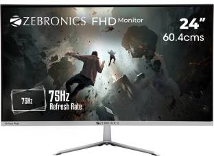 ZEBRONICS 24 inch Full HD VA Panel Wall Mountable Monitor (ZEB-A24FHD LED) 4.2446 Ratings & 57 Reviews Panel Type: VA Panel Screen Resolution Type: Full HD VGA Support | HDMI Inbuilt Speaker Brightness: 250 nits Response Time: 14 ms | Refresh Rate: 75 Hz HDMI Ports - 1 Three year carry into service center ₹7,999 ₹24,999 68% off Free delivery by Today Upto ₹220 Off on Exchange Bank Offer