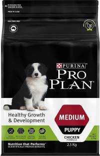 Purina Pro Plan For Medium Breed Chicken 2.5 kg Dry Young Dog Food 4.54 Ratings & 0 Reviews For Dog Flavor: Chicken Food Type: Dry Suitable For: Young Shelf Life: 18 Months ₹1,691 ₹1,990 15% off Free delivery Only few left Buy 3 items, save extra 5%