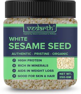 Vedarth Premium Quality Raw Safed Til (White Sesame Seeds) Hulled Sesame  White Sesame Seeds Price in India - Buy Vedarth Premium Quality Raw Safed  Til (White Sesame Seeds) Hulled Sesame White Sesame