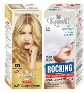 Kamill Golden Blonde and White Natural Hair Color (Pack of 2) , Golden  Blonde, White - Price in India, Buy Kamill Golden Blonde and White Natural  Hair Color (Pack of 2) ,