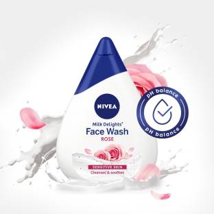 NIVEA Milk Delights Caring Rosewater Face Wash