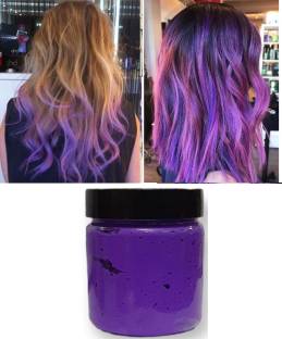EVERERIN NEW TEMPORARY HAIR DYEING PURPLE BLUE CREAMY WAX FOR MEN & WOMEN ,  PURPLE - Price in India, Buy EVERERIN NEW TEMPORARY HAIR DYEING PURPLE BLUE  CREAMY WAX FOR MEN &