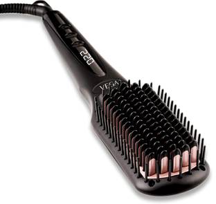 VEGA Black Shine Hair Straightening Brush VHSB-04 Hair Straightener Brush - VEGA : VEGA Black Shine Hair Straightening Brush VHSB-04 Hair Straightener Brush - VEGA :