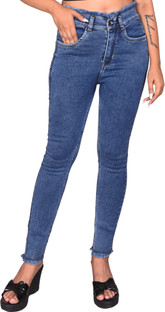 SJ outfits Slim Women Light Blue Jeans 