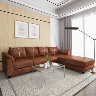 Bharat Lifestyle Stella L-Shape Fabric 6 Seater  Sofa