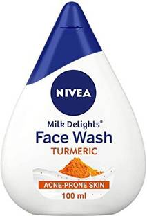 NIVEA MILK DELIGHT ACNE PORN SKIN TURMERIC FACE WASH 100 ML X 1 ...