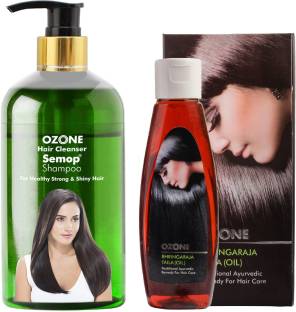 OZONE Semop Hair Cleanser Shampoo 300 ML & Bhringaraja Taila Hair Oil 100  ML Price in India - Buy OZONE Semop Hair Cleanser Shampoo 300 ML &  Bhringaraja Taila Hair Oil 100
