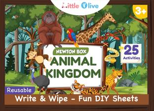 Little Olive Educational Game : Animal Kingdom | Reusable Activity Mats with 2 Marker Pens Price in India - Buy Little Olive Educational Game : Animal Kingdom | Reusable Activity Mats with Little Olive Educational Game : Animal Kingdom | Reusable Activity Mats with 2 Marker Pens Price in India - Buy Little Olive Educational Game : Animal Kingdom | Reusable Activity Mats with