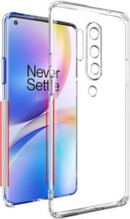 CaseTunnel Back Cover for OnePlus 8 Pro (Transparent , Silicon , Flexible , Perfect Fitting Back Cover)