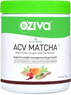 OZiva Plant Based ACV Matcha (With Apple Cider Vinegar) For Weight Loss & Gut Health Vinegar