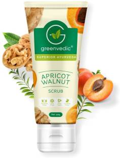 GreenVedic Apricot Walnut Face  Scrub