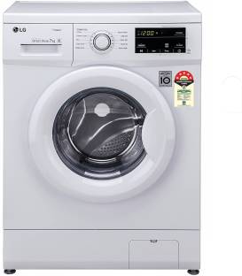 LG 7 kg Fully Automatic Front Load with In-built Heater White