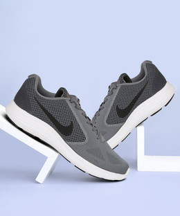 NIKE Revolution 3 Running Shoes For Men - Buy COOL GREY/BLACK-WHITE Color NIKE  Revolution 3 Running Shoes For Men Online at Best Price - Shop Online for  Footwears in India | Flipkart.com