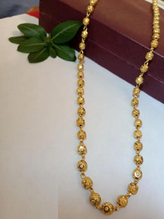 designer Matar Mala chain Gold-plated 