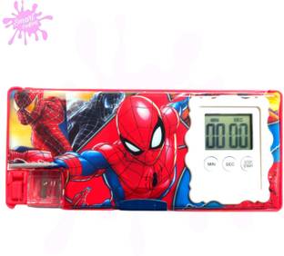 | SmartCrafting Boys Favourite Art Plastic Magnetic Pencil Box With StopWatch|Unique Pencil Box Cartoon Printed Magnetic Art Plastic Pencil Box With Stopwatch Art Plastic Pencil Box - Box | SmartCrafting Boys Favourite Art Plastic Magnetic Pencil Box With StopWatch|Unique Pencil Box Cartoon Printed Magnetic Art Plastic Pencil Box With Stopwatch Art Plastic Pencil Box - Box