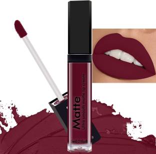 MYEONG New Smudge Proof And Kiss Proof Dark Maroon Matte Lipstick Price India, Buy MYEONG New Smudge Proof And Kiss Proof Dark Maroon Matte Lipstick Online In India, Reviews, Ratings