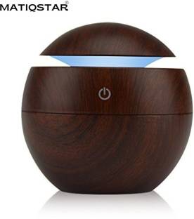 MATIQSTAR Wooden Cool Mist Humidifiers Essential Oil Diffuser Aroma Air Humidifier Portable Room Air P...