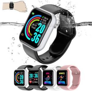 Bashaam y700(D20) LATEST HEART RATE TRACKER STEP COUNT SyART WATCH BLACK(PACK OF 1) Smartwatch