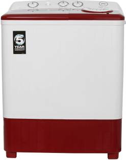 Godrej 6.5 kg with Huricane dry spin Washing Machine Semi Automatic Top Load Red, White