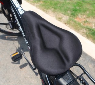 Bike Cushion Cover Silicon Gel Bike Saddle Seat Cover for Road Bike Mountain Bike Hybrid Bike 